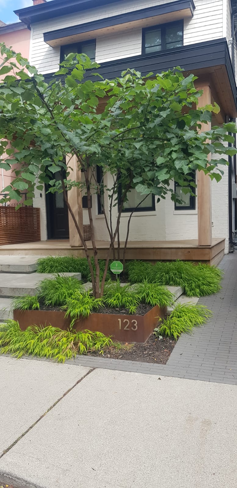 Corten steel landscaping 4